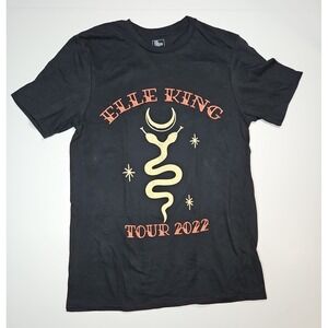 Elle King Mens Black 2022 Tour Graphic Band T Shirt Size Small NWOT